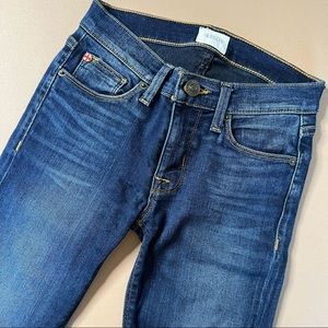 Hudson Mid Rise Classic Blue Voyager Wash Colette Skinny Jeans